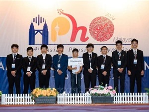 8/8 học sinh Việt Nam giành huy chương Olympic Vật lý Châu Á 